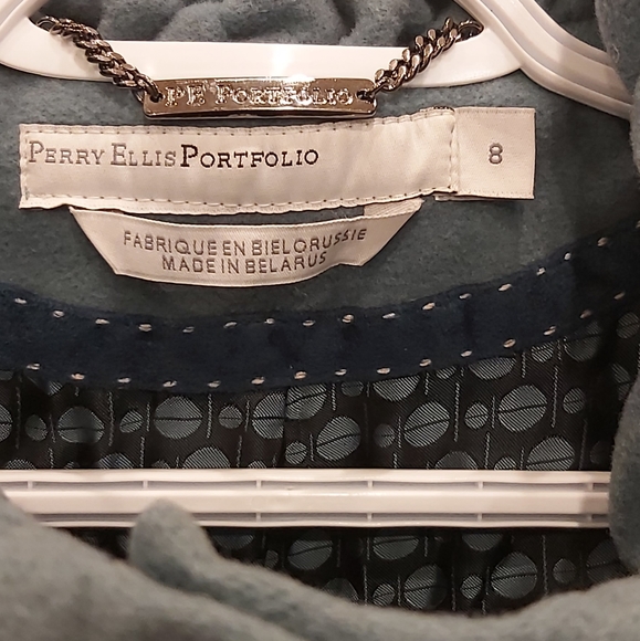 Perry Ellis- Portfolio wool peacoat - Picture 2 of 8